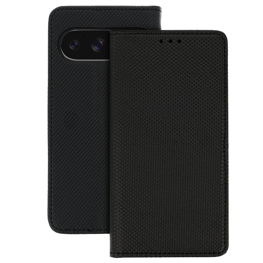 Husa Smart Book Magnet pentru Google Pixel 9 Negru