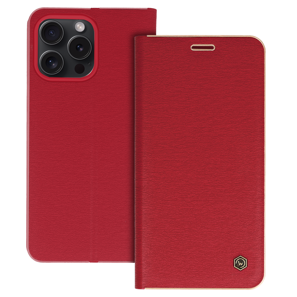 Husa Wonder Frame pentru iPhone 15 Pro Max Rosu