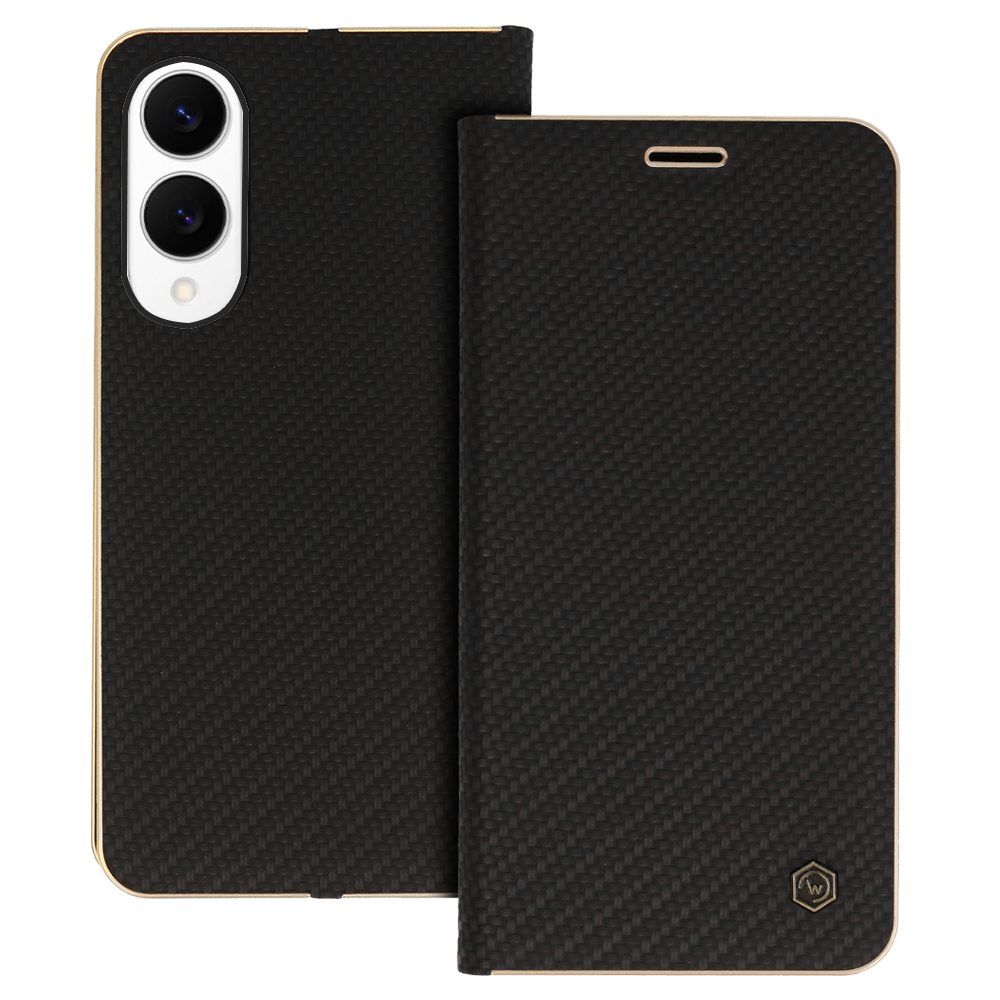 Husa Wonder Frame pentru Samsung Galaxy S25 Edge Negru