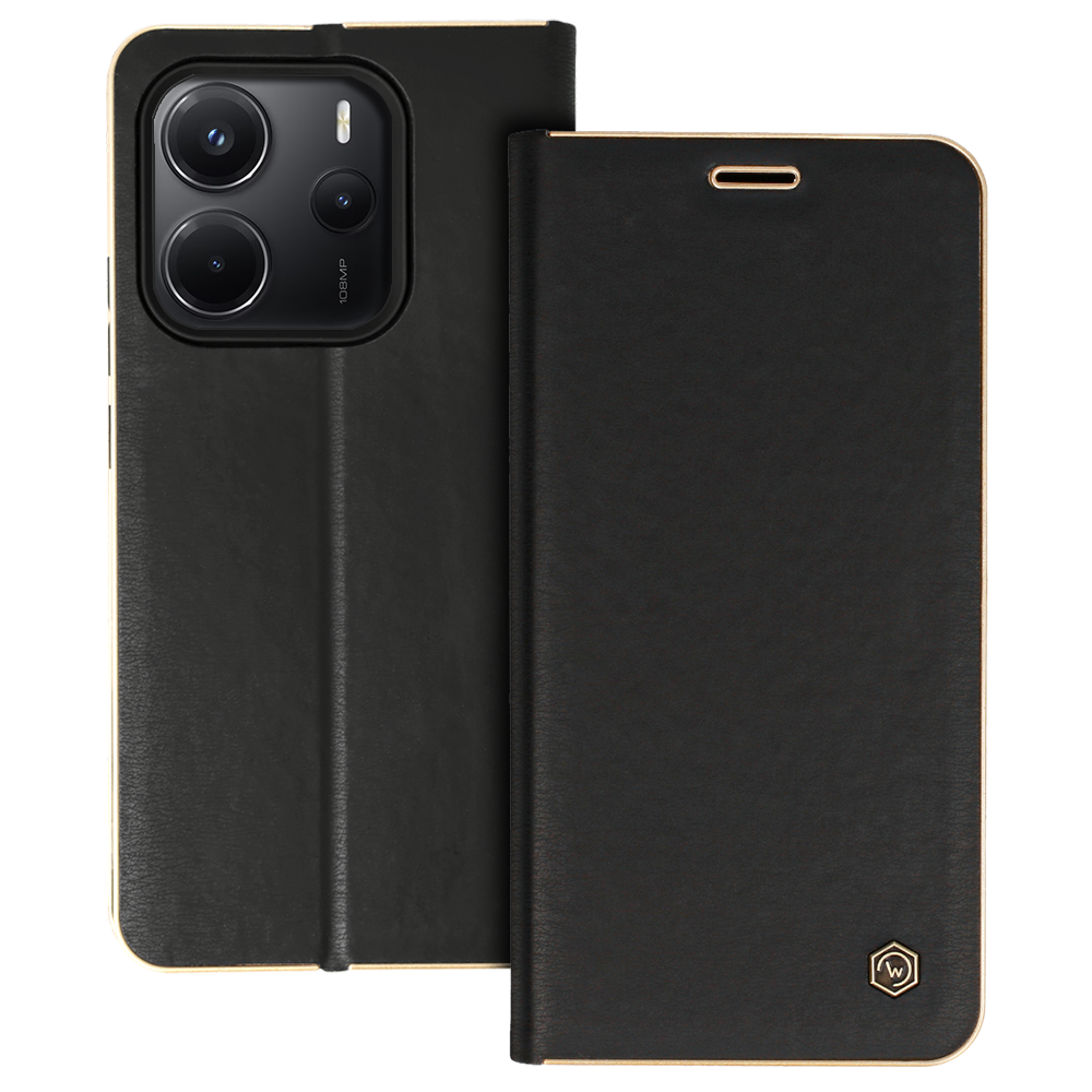 Husa Wonder Frame pentru Xiaomi Redmi Note 14 5G Negru