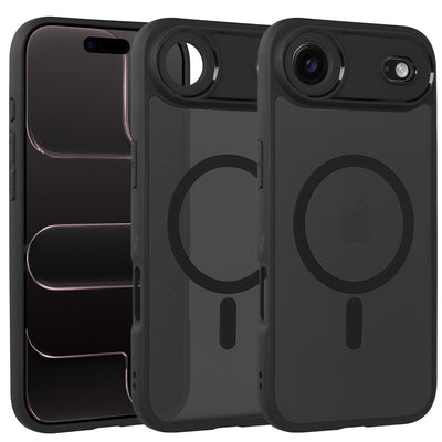 Husa Full mat Mag pentru iPhone 17 Air Negru