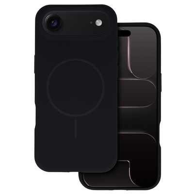 Husa Magsafe Slim Silicone pentru iPhone 17 Air Negru