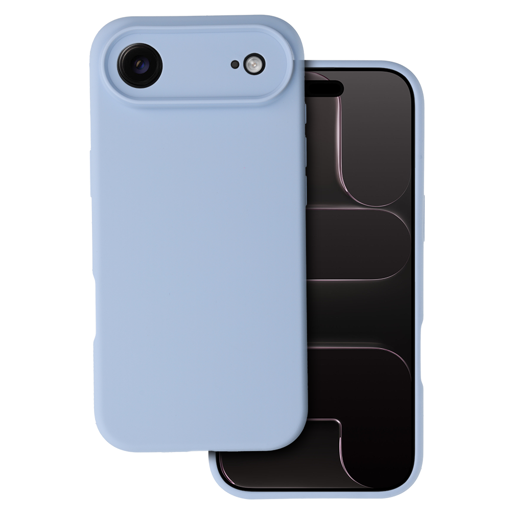 Husa Silicone Lite pentru iPhone 17 Air Albastru deschis