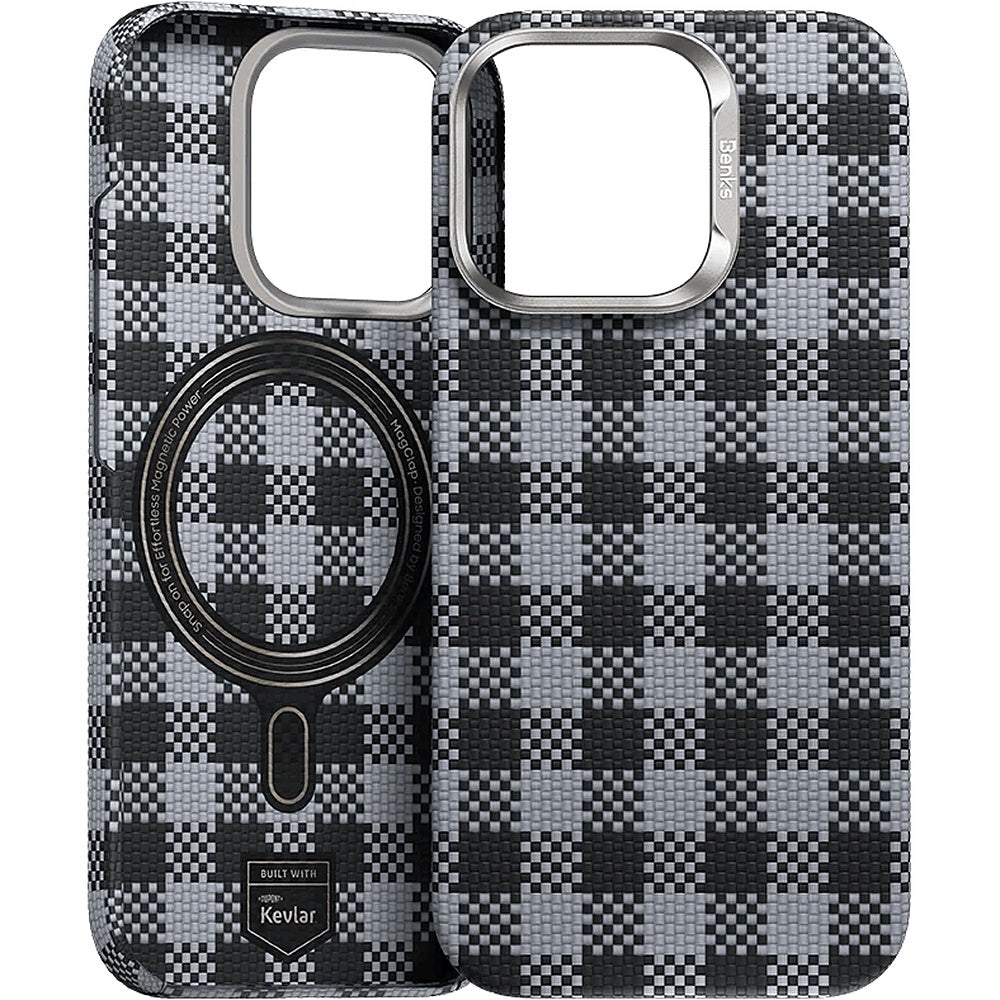 Husa Benks Magnetic Armor Vichy Kevlar (Bf66) pentru iPhone 16 Pro Max Negru