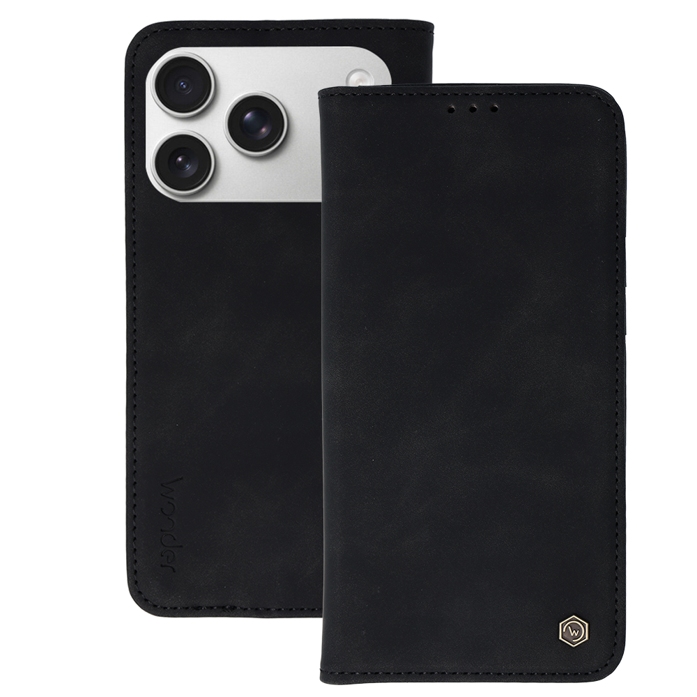 Husa Wonder Smart pentru iPhone 17 Pro / 18 Pro Negru