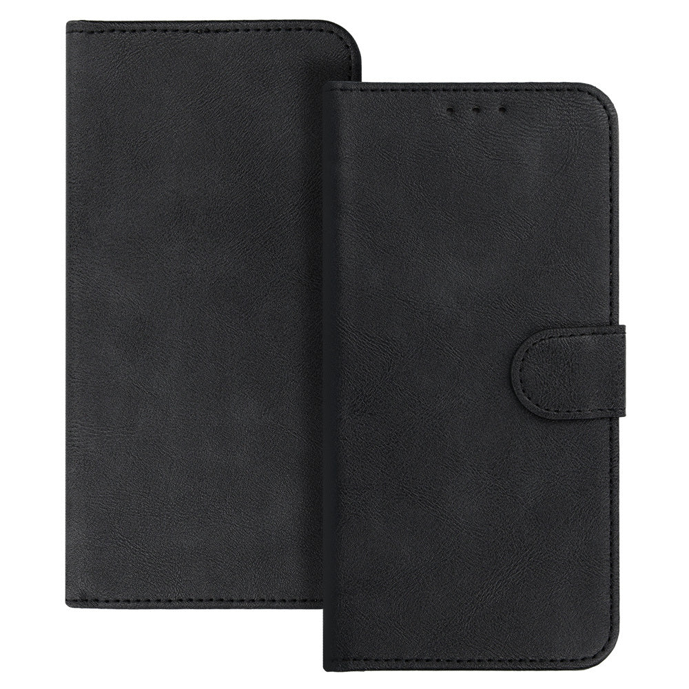 Husa Common Universal Book (Size S) pentru iPhone 12/13/Samsung S6/A5 2016/Xcover 4/S22/Huawei P8 2017 Negru
