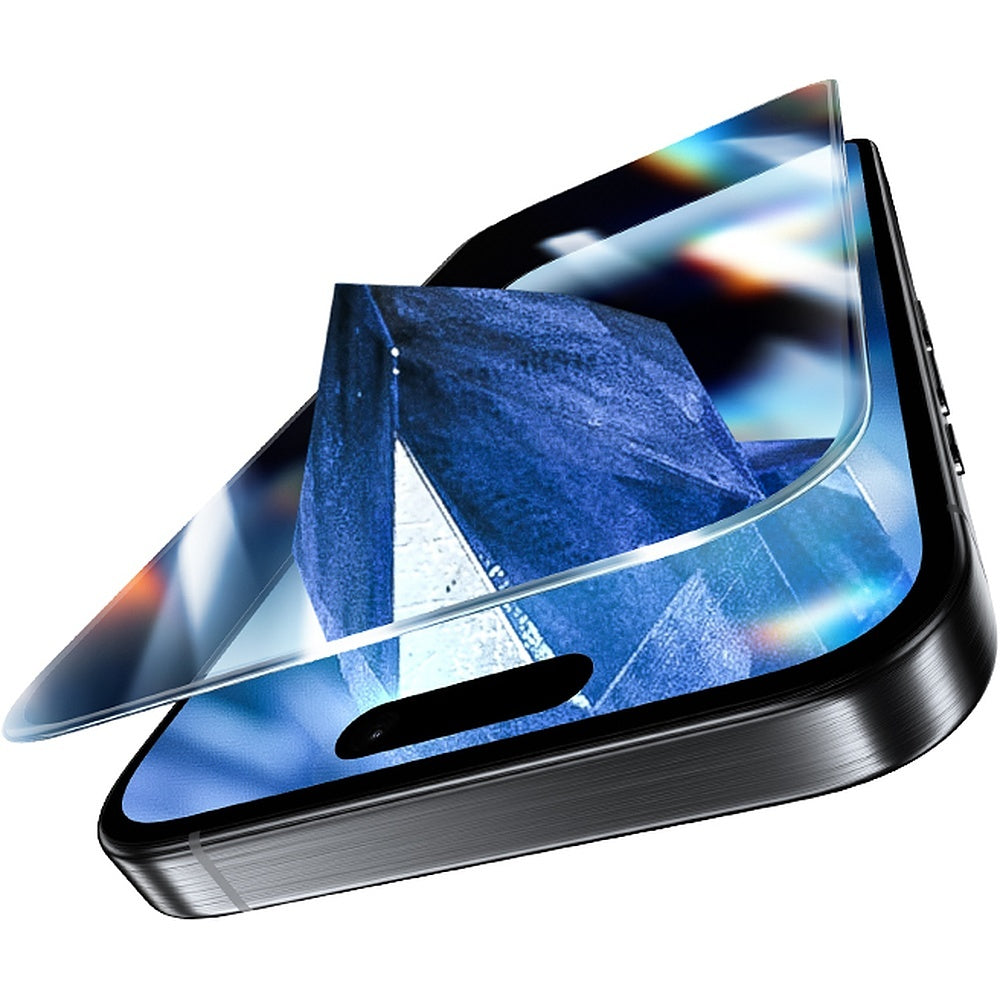 Folie Benks sticla Warrior Sapphire Coating (C.m.c+.Ap.bk.ls66) pentru iPhone 16 Pro Max Negru (Thin Edge)