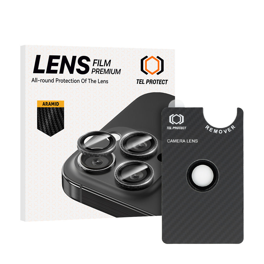 Folie sticla Tel Protect 3D lentila Aramid Series On Camera pentru iPhone 17 Air (lentila 1 Piece)