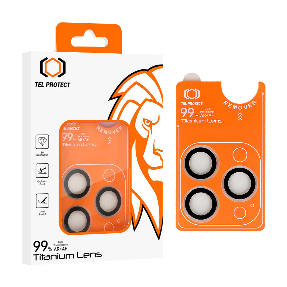 Folie sticla Tel Protect Titanium lentila 99% AR On Camera pentru iPhone 17 Air Transparent (lentila 1 Piece)
