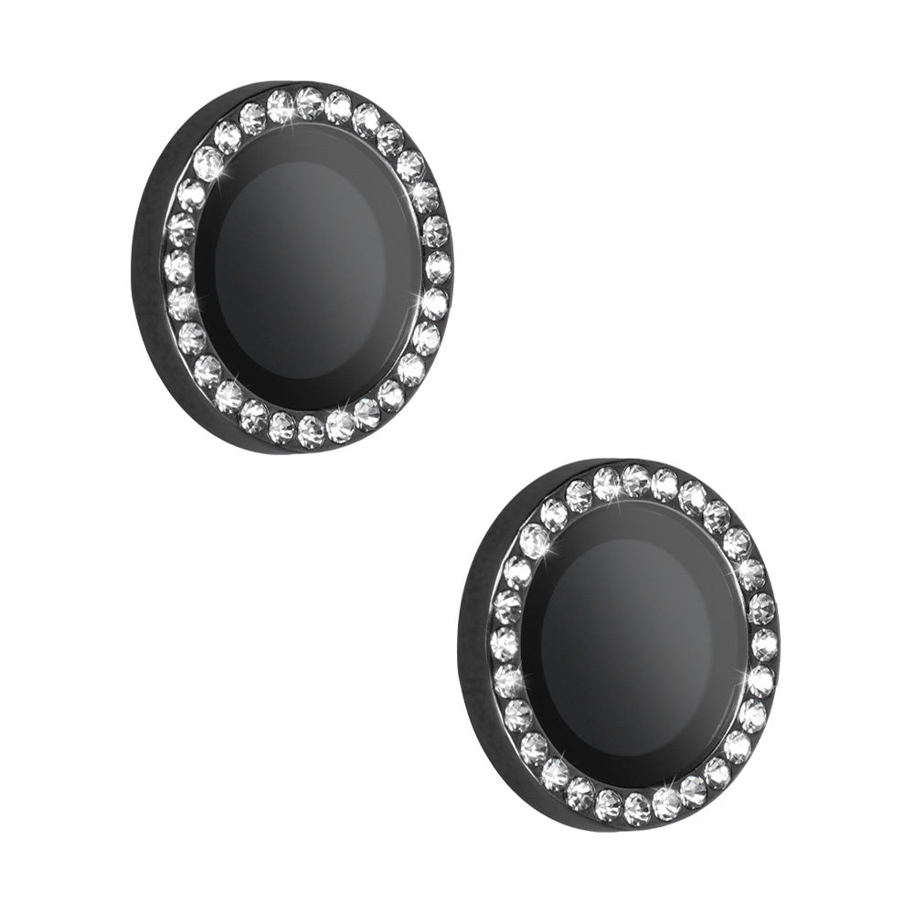 Folie sticla Hard Diamond pentru Camera (lentila) pentru iPhone 17 Negru (lentila 2 Pieces)