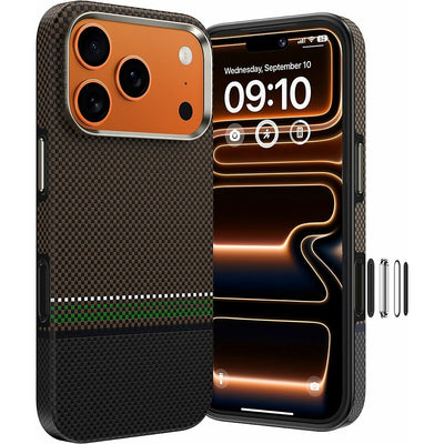 Husa Benks Magnetic Armor Pro Prestige Kevlar 600D (C.k.fl.ap.gd.y069) pentru iPhone 17 Pro/18 Pro (Camera Control Butto