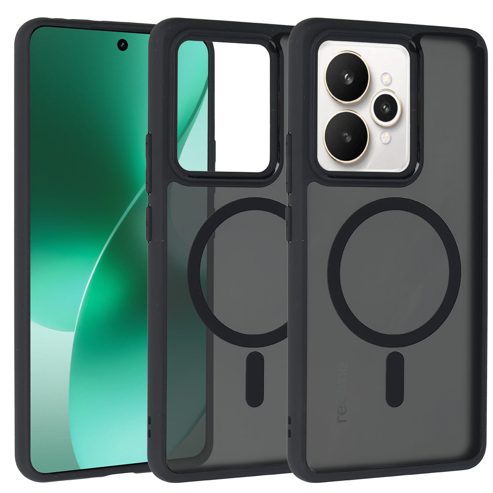 Husa Full mat Mag pentru Realme 15/15 Pro 5G Negru
