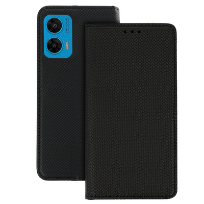 Husa Smart Book Magnet pentru Motorola Moto G96 5G Negru