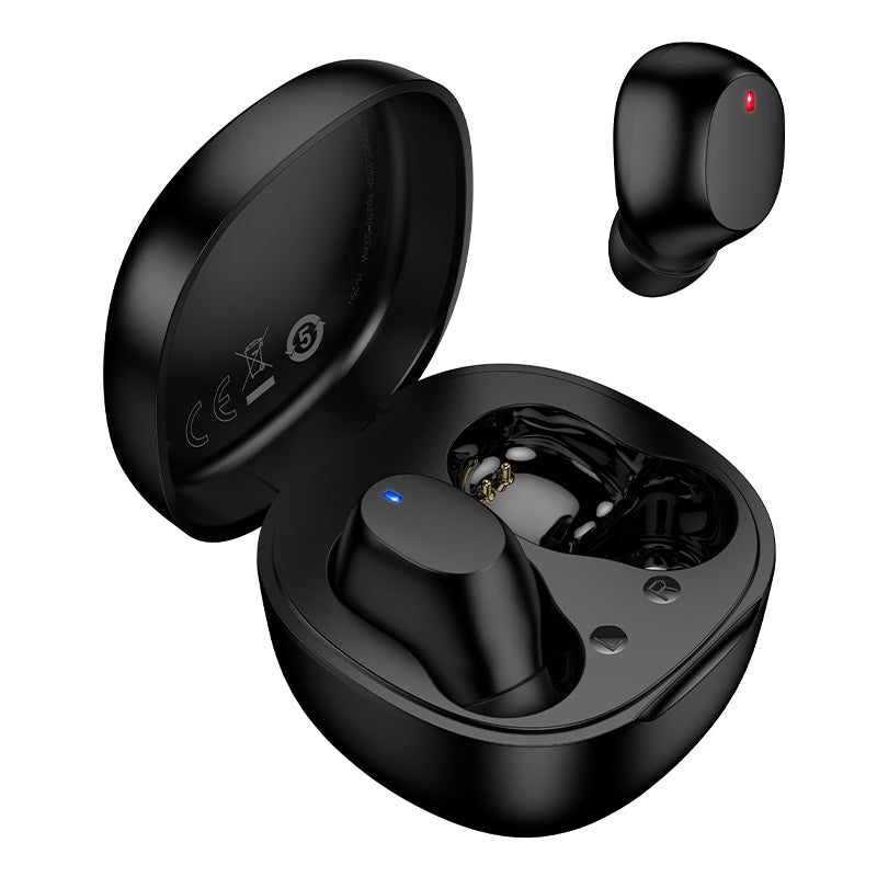 Casti Borofone TWS Bluetooth Bw97 Transparent Negru