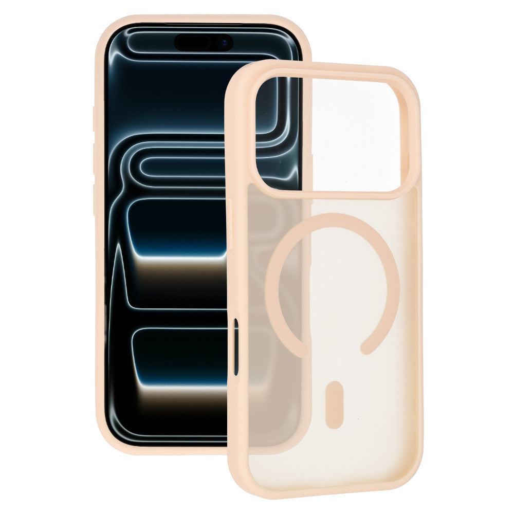Husa Tel Protect Aura mat Magsafe pentru iPhone 17 Pro / 18 Pro Gardenia