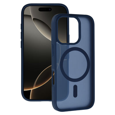 Husa Tel Protect Aura mat Magsafe pentru iPhone 17 Air Mood Indigo