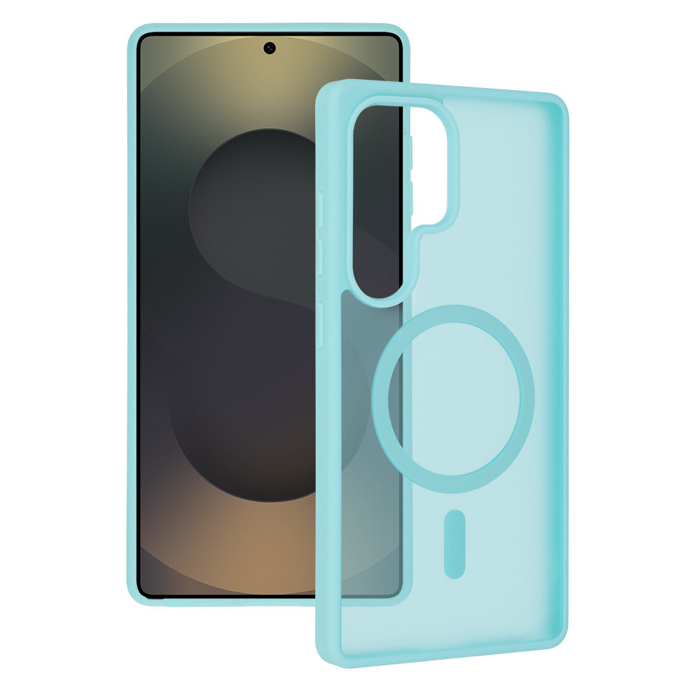 Husa Tel Protect Aura mat Magsafe pentru Samsung Galaxy S25 Ultra Mint