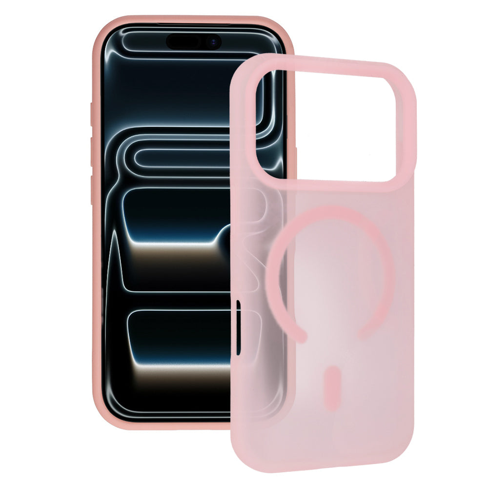 Husa Tel Protect Mist mat Magsafe pentru Samsung Galaxy S23 Roz deschis