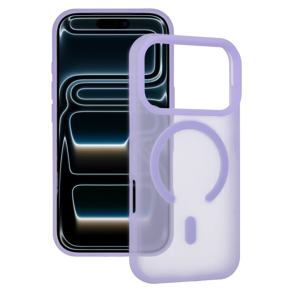 Husa Tel Protect Mist mat Magsafe pentru Samsung Galaxy S24 Ultra Pale Mov