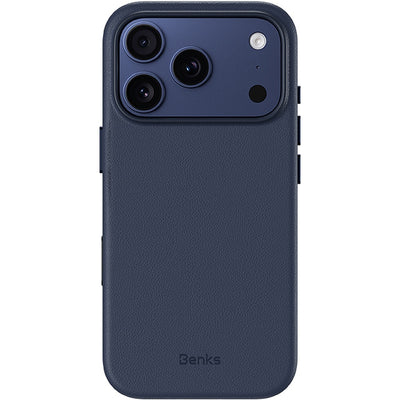Husa Benks Magnetic Vita Pro Silicone (A070) pentru iPhone 17 Pro Max/18 Pro Max Albastru (Camera Control Button)
