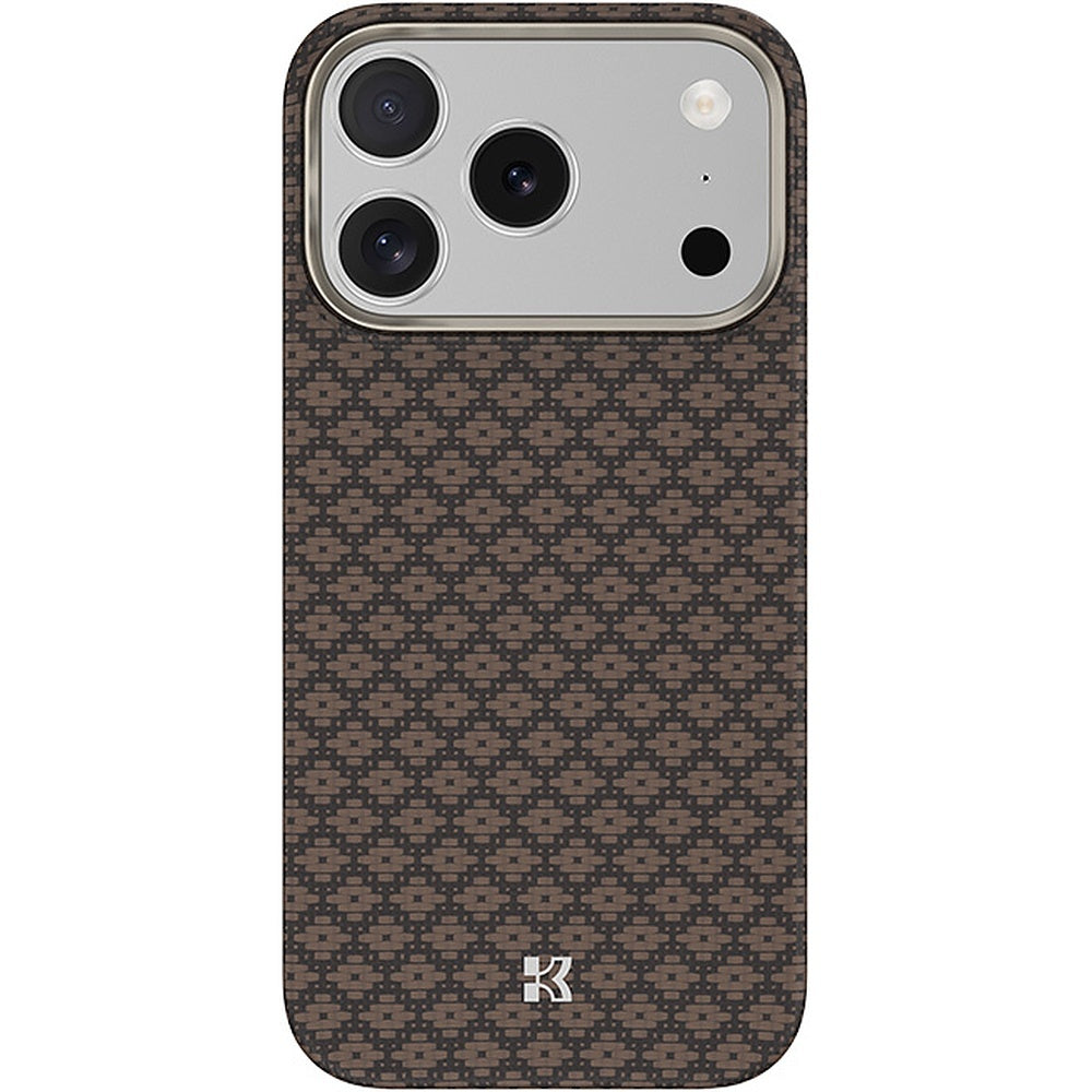 Husa Benks Magnetic Armor Air Armor Grid Kevlar Metal Frame 600D (A070) pentru iPhone 17 Pro Max/18 Pro Max Auriu