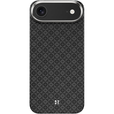 Husa Benks Magnetic Armor Air Armor Grid Kevlar Metal Frame 600D (B068) pentru iPhone 17 Air Negru