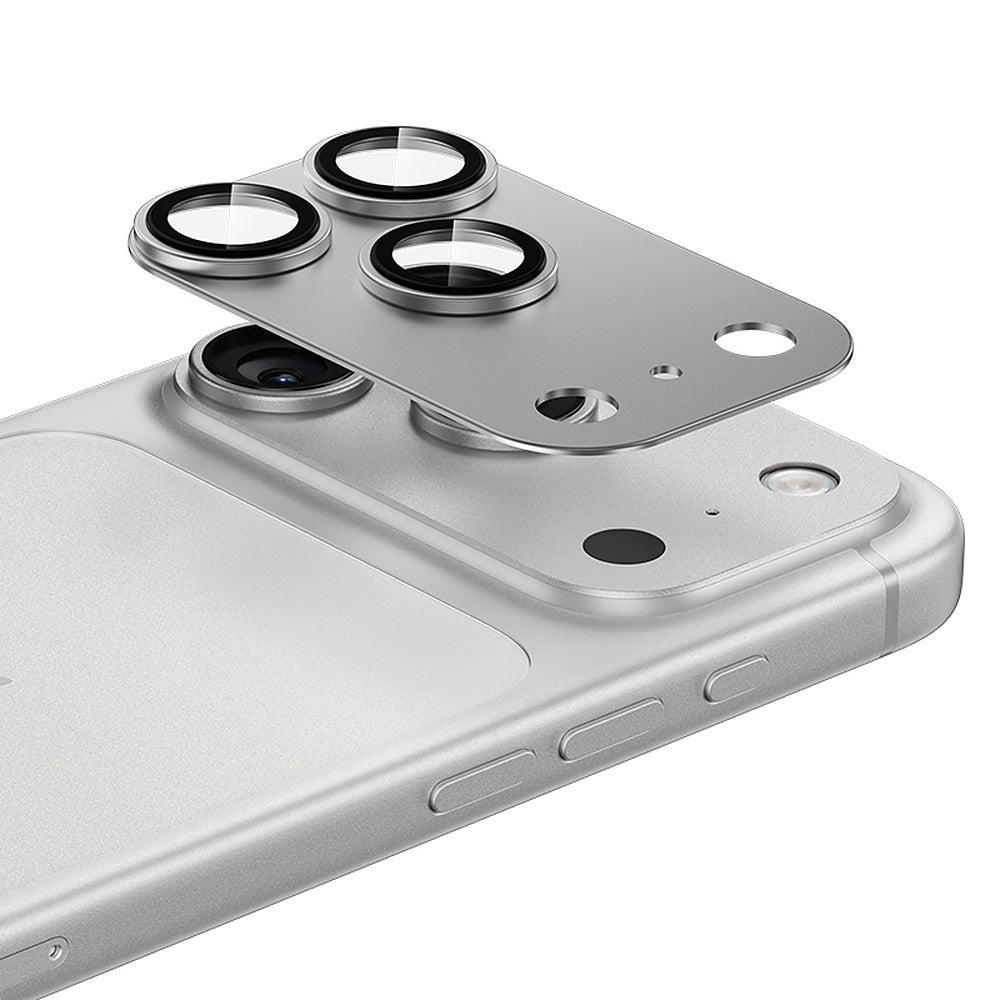 Folie Benks sticla Warrior Metal Integrated camera (C069) pentru iPhone 17 Pro (lentila 3 Pieces) Alb