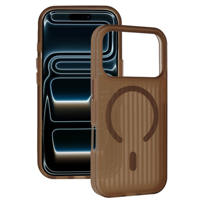 Husa Tel Protect Twist Magsafe pentru iPhone 16 Pro Max Coffee Maro