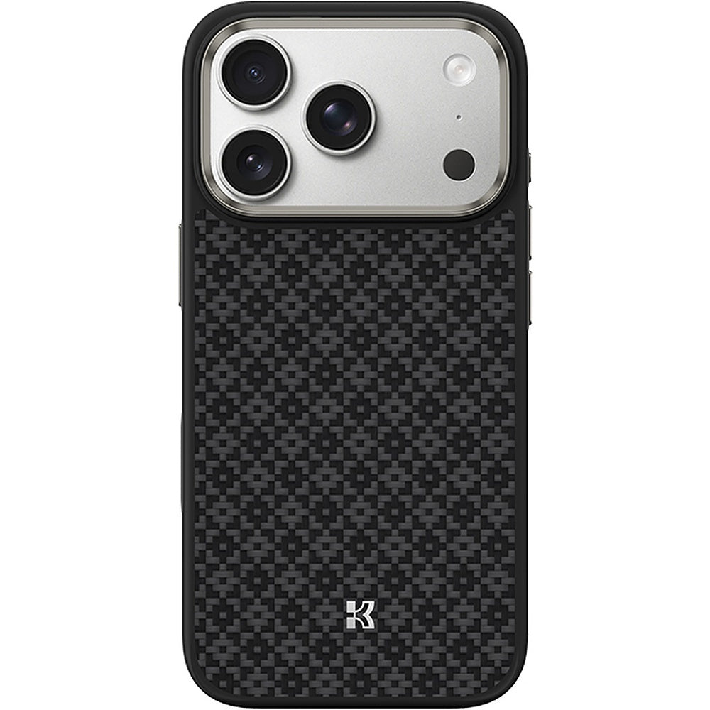 Husa Benks Magnetic Armor Pro Armor Grid Kevlar Metal Frame 600D (C.k.fl.ap.bk.y069) pentru iPhone 17 Pro/18 Pro Negru