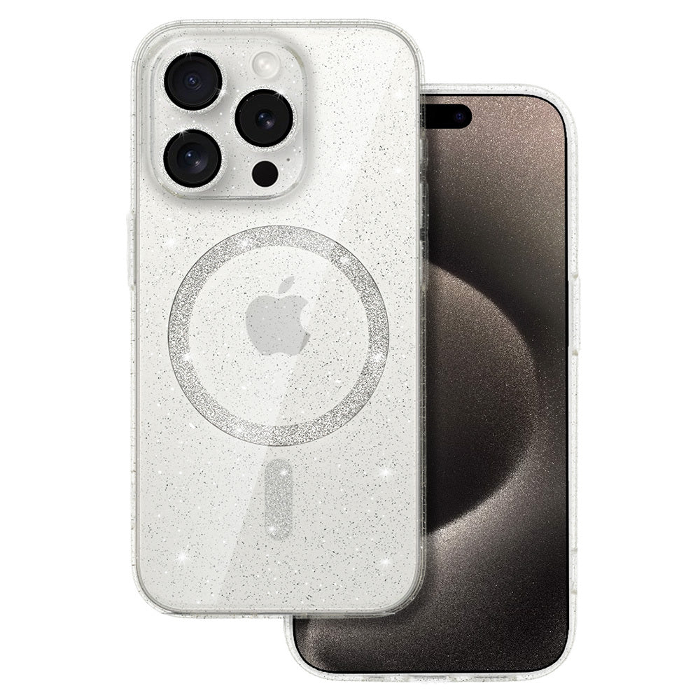 Husa Glitter Magsafe pentru Samsung Galaxy S26 Ultra Transparent