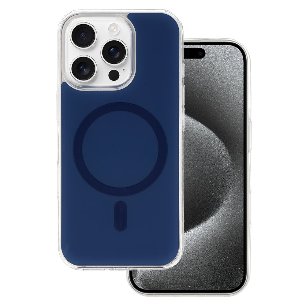 Husa Glossy Magsafe pentru iPhone 14 Pro Navy