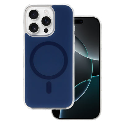 Husa Glossy Magsafe pentru iPhone 16 Pro Navy