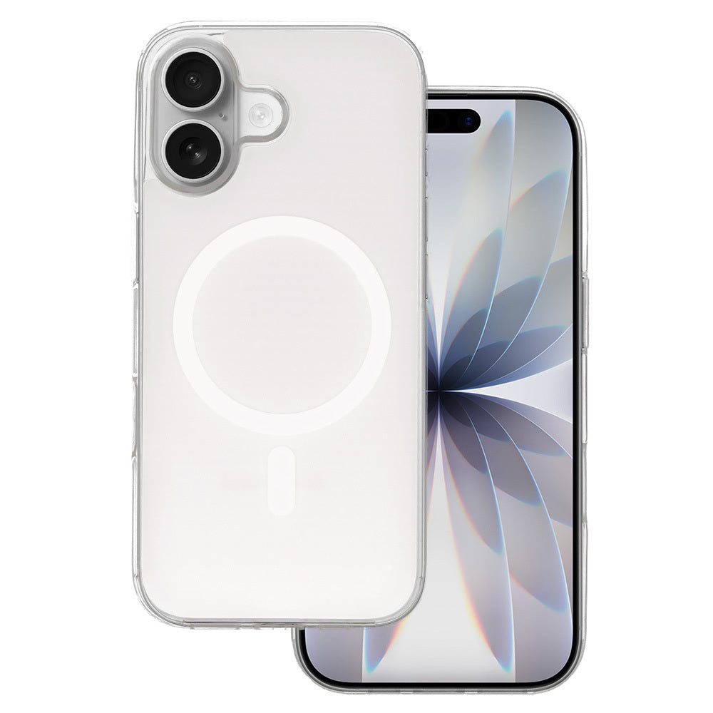 Husa Glossy Magsafe pentru iPhone 17 Alb