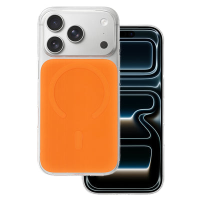 Husa Glossy Magsafe pentru iPhone 17 Pro / 18 Pro Portocaliu