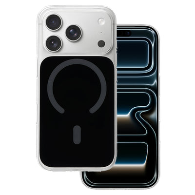 Husa Glossy Magsafe pentru iPhone 17 Pro Max Negru