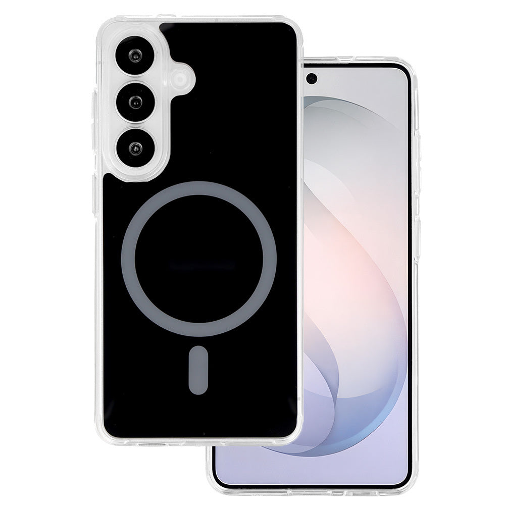 Husa Glossy Magsafe pentru Samsung Galaxy S26 Plus Negru