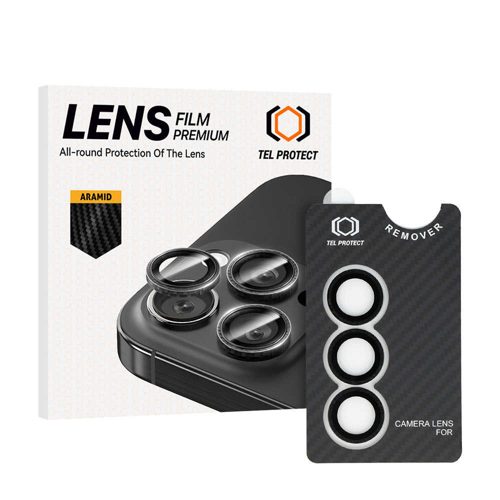 Folie sticla Tel Protect 3D lentila Aramid Series On Camera pentru Samsung Galaxy S26 Plus (lentila 3 Pieces)