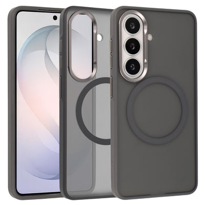 Husa Liavec Soft Metal Frame pentru Samsung Galaxy S26 Gri