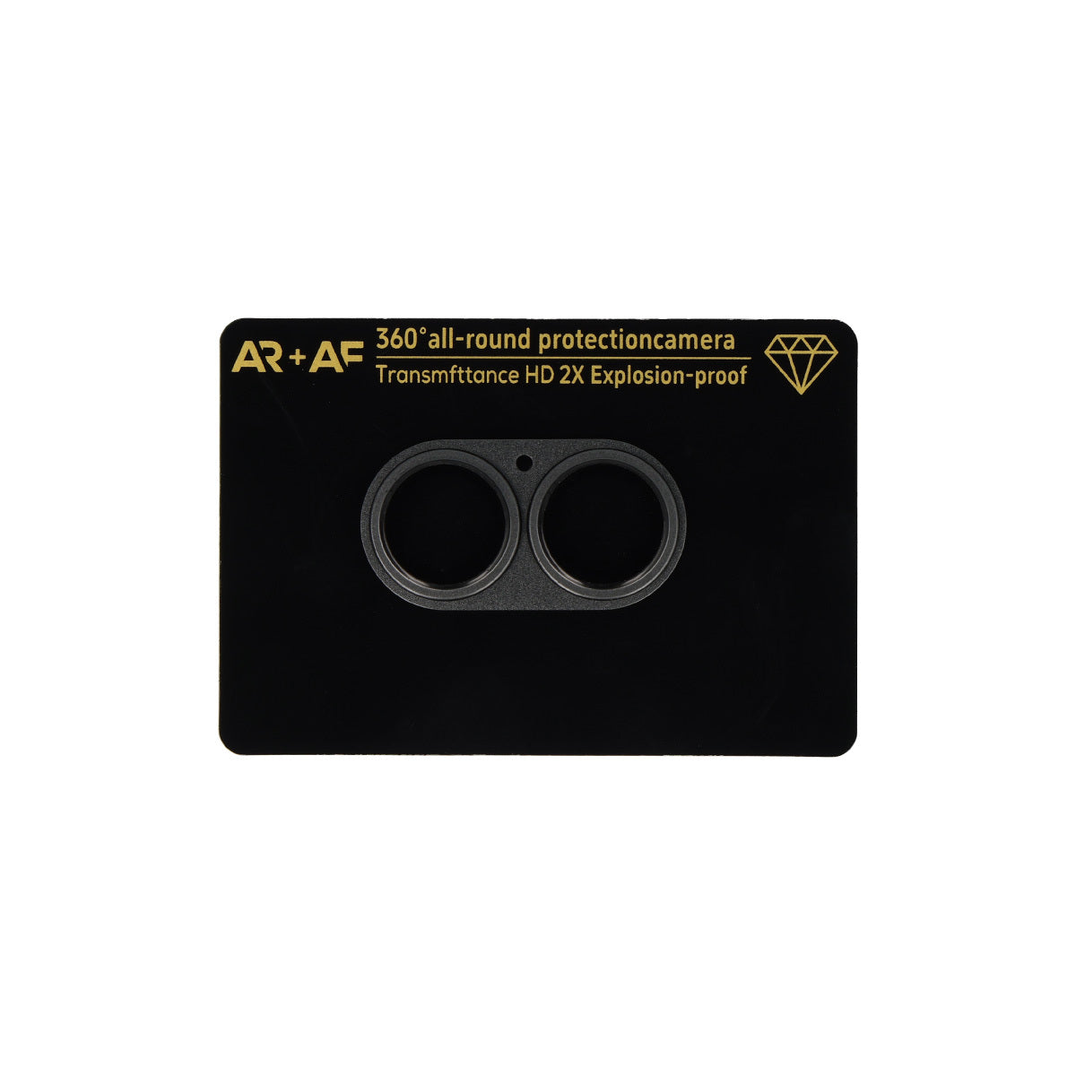 Folie sticla Aluminum Metal Camera acoperire completa lentila On pentru iPhone 17 Negru Island)