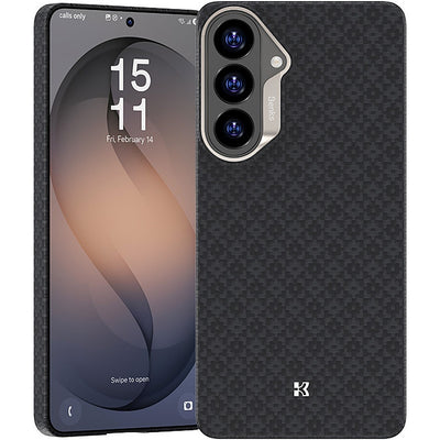 Husa Benks Magnetic Armor Air Armor Grid Kevlar Metal Frame 600D (E049) pentru Samsung Galaxy S26 Plus Negru