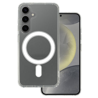 Husa Acrylic Magsafe pentru Samsung Galaxy S26 Edge Transparent