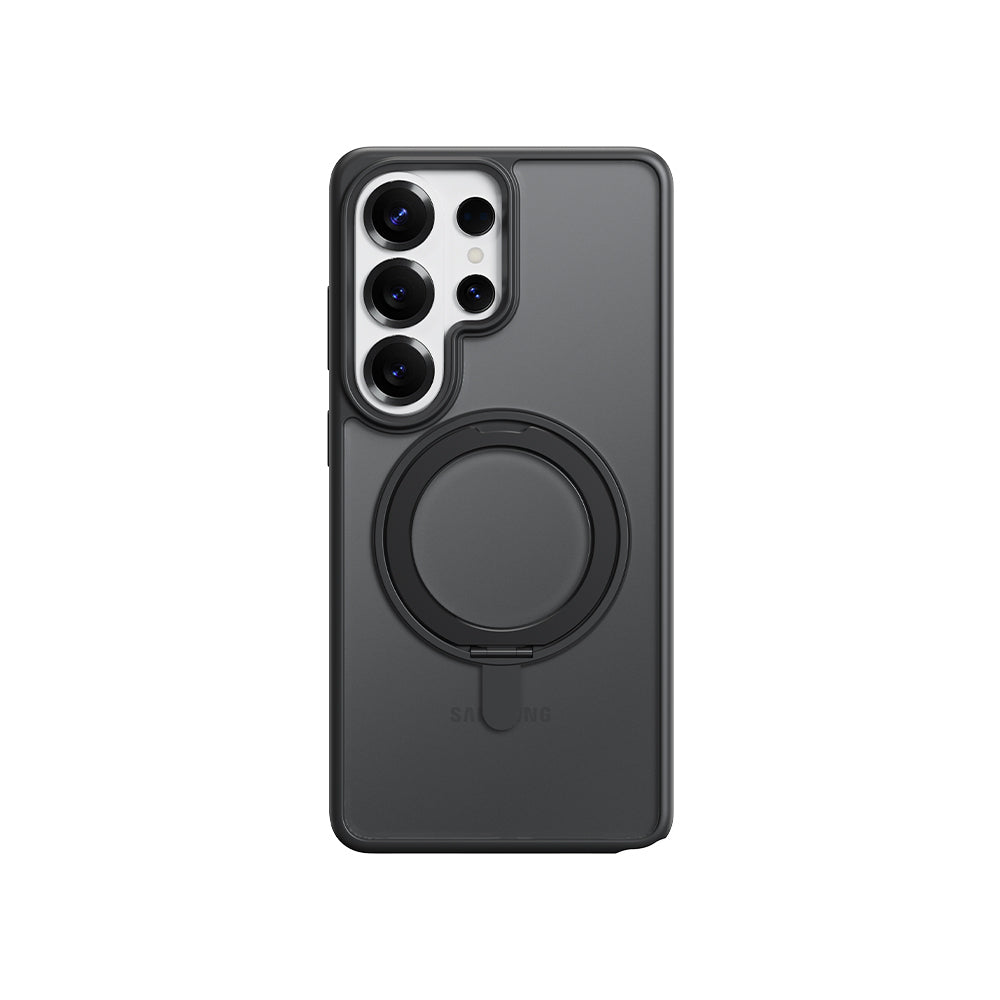 Suport auto Rock Rotating Stand Soft Touch Series Magnetic pentru Samsung Galaxy S26 Ultra Negru