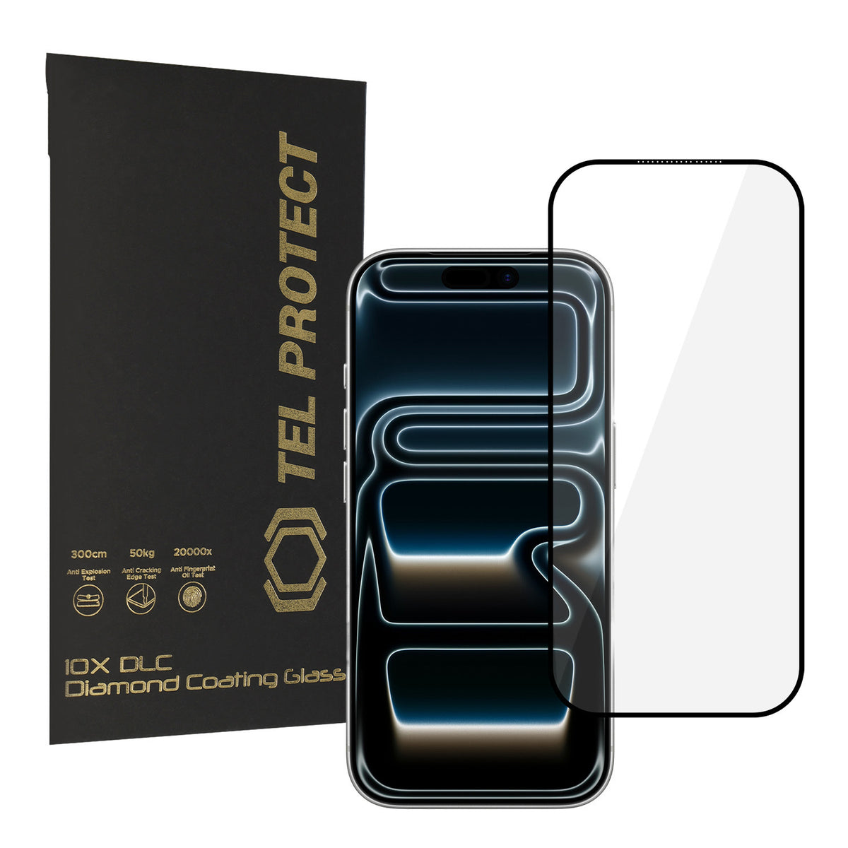 Folie sticla Tel Protect 10X HD DLC Diamond Coating pentru iPhone 17 Pro Max / 18 Pro Max (Envelope)