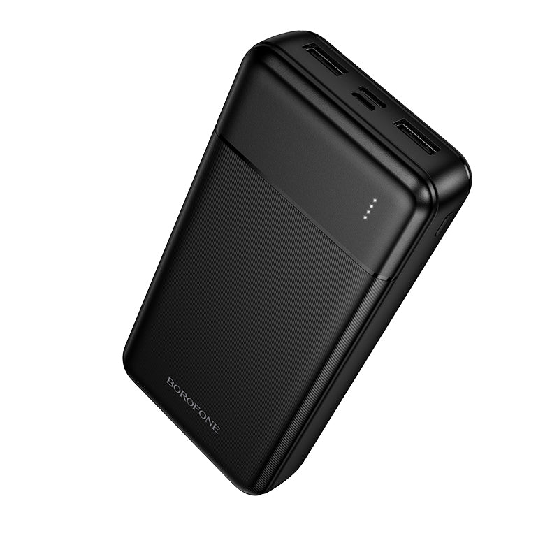 Acumulator extern Borofone 20000mAh Bj88a Clever - 2xUSB - Negru