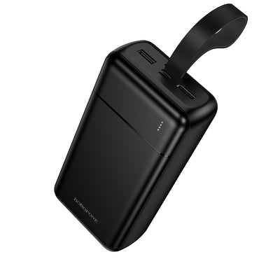 Acumulator extern Borofone 30000mAh Bj88b Clever - 2xUSB - Negru
