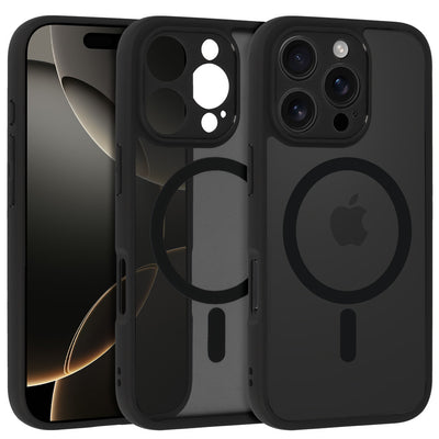 Husa Full mat Mag pentru Xiaomi Redmi 15A Negru