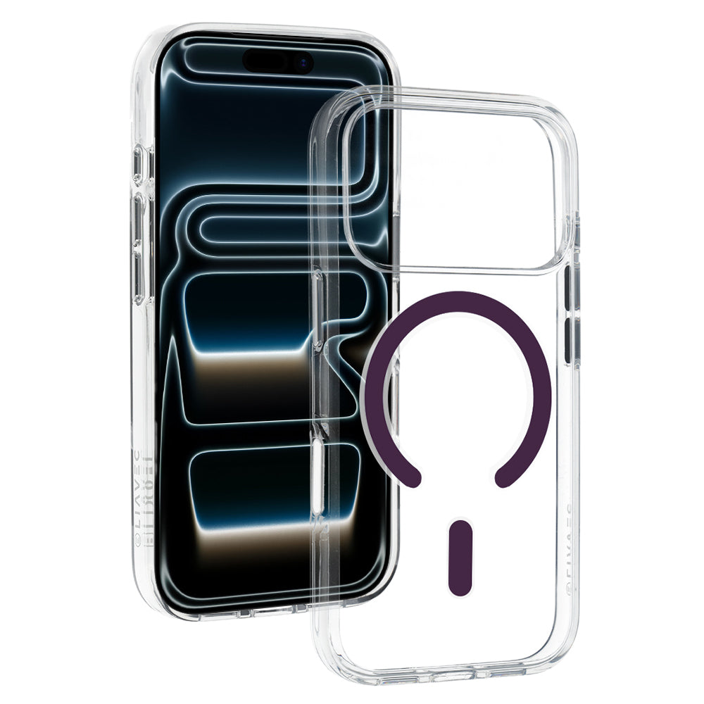 Husa Liavec Pure pentru iPhone 17 Pro Max/18 Pro Max Mov (Camera Control Button)