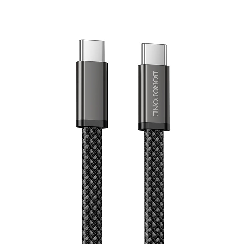 Cablu Borofone Bx124 Peace - Type C To Type C - PD 60W 1 Metre Negru