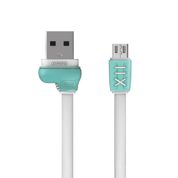 Cablu Remax Running Shoe - USB To Micro USB - 1 Metre Alb