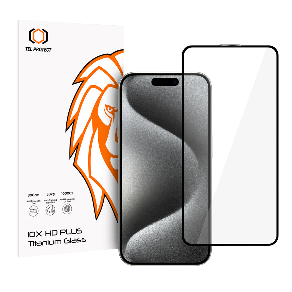 Folie sticla Tel Protect 10X HD Plus Titanium pentru iPhone 16 Pro Max (Envelope)